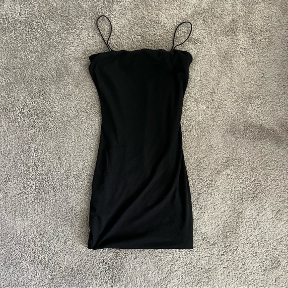 Little Black Love Tree Bodycon dress size medium - Picture 2 of 3